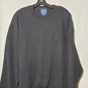 Faconnable Sweater Mens XL Knit Pullover Dark Grey Crewneck  - Picture 1 of 9