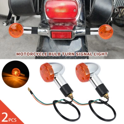 For Kawasaki Vulcan VN 1500 1600 1700 2000 800 900 Classic Turn Signal Lights AT Foto 1 de 4