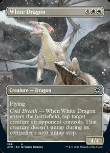 MTG WHITE DRAGON EXC - DRAGO BIANCO - AFR X EN - MAGIC - Imagen 1 de 1