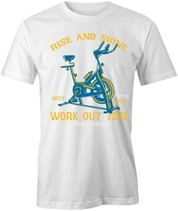 RISE AND SHINE TShirt Tee Short-Sleeved Cotton CLOTHING FITNESS S1WCA87 - Picture 1 of 5