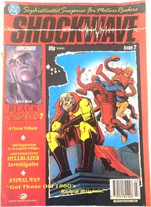 SHOCKWAVE. NUMBER 2. DC COMICS MAGAZINE. MATURE READERS. 1991.  FN+. - Picture 1 of 7