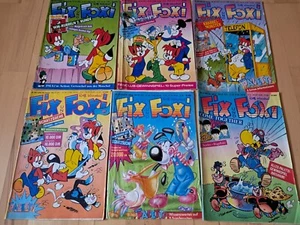 Rolf Kauka ́s Fix + Foxi - Lote 6 cómics de 1990-91 - Imagen 1 de 3