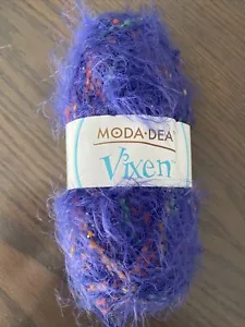 MODA DEA VIXEN YARN- COLOR #3390 ROYAL HIGHNESS Discontinued One Skein - Picture 1 of 4