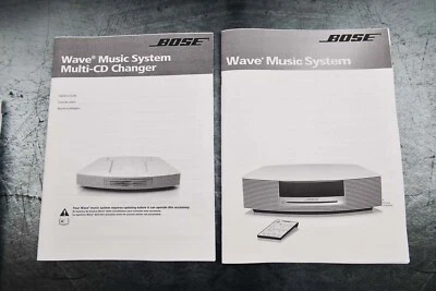 Nuevo sistema de música Bose Wave AWRCC1 AWRCC2 cambiador de CD múltiple manual de guía del propietario Foto 1 de 4