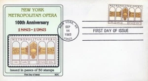 2054 20c METROPOLITAN OPERA - HOC Cachet - Type 2 - Bild 1 von 1