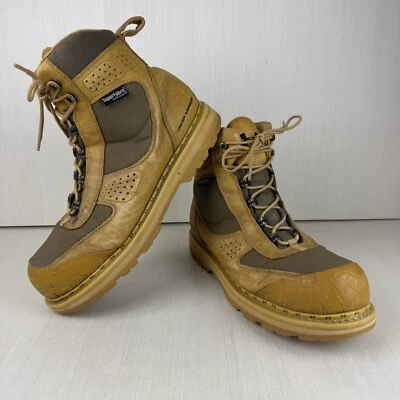 Under Armour Lindig Khaki Steel Toe Work Boots Men's Size 13 Oil/Slip Resistant - Image 1 of 4