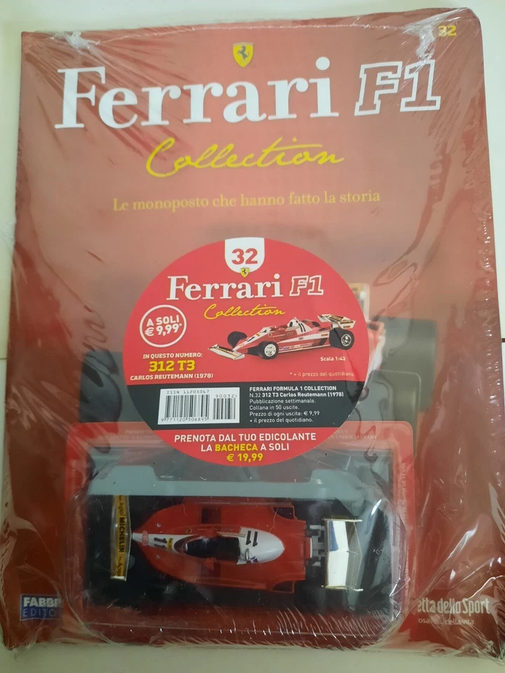 Altaya Die Cast Ferrari 312 T3 #11Carlos Reutemann 1978 1/43 LAF1440 - Immagine 1 di 1