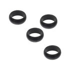 ABOOFAN Men's Silicone Rings - Breathable Sports Wedding Bands - Value Pack
