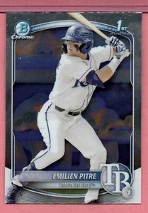 Emilien Pitre, Tampa Bay Rays, 2025 Bowman Chrome Prospects BCP-83 - Picture 1 of 1