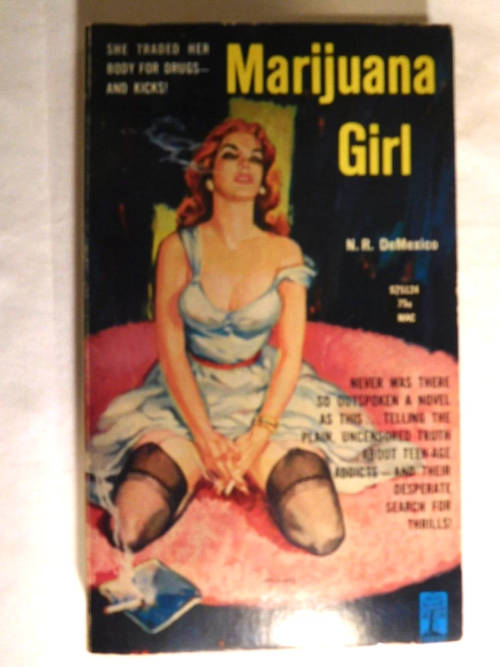 Scarce Vintage '69 "Marijuana Girl"  *N.R. DeMexico ~Our Ravished Youth~ PB Book - Imagem 1 de 4
