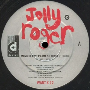 JOLLY ROGER MUSIQUE C'EST L'ARME DU FUTUR 12" NEAR MINT - Picture 1 of 1