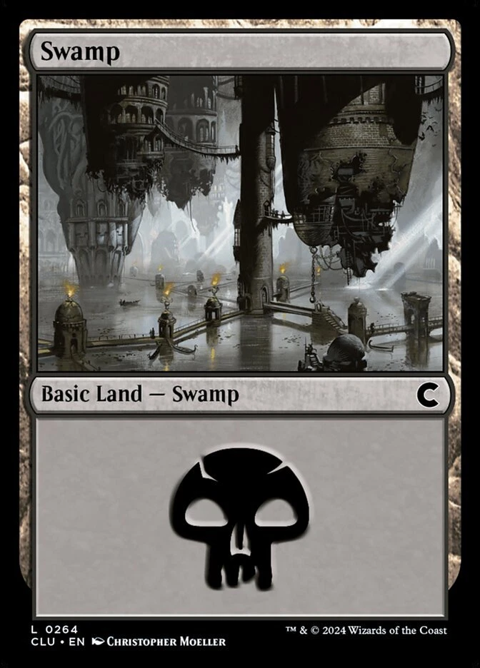 Magic the Gathering (mtg): CLU: Swamp  (x 4) - Image 1 of 1