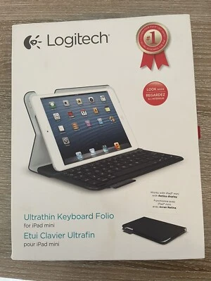 Logitech Teclado Ultradelgado Folio para iPad mini - Negro Carbono Foto 1 de 4