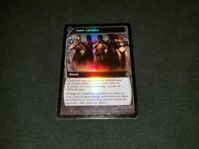 MTG 1x Future Sight black rare MP French FOIL Bitter Ordeal - ships w/ tracking - Image 1 of 2
