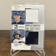 2011 ITG In the Game Heroes & Prospects Jersey Cal Ripken Jr & Christian Colon