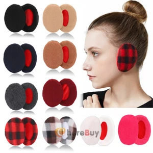 1/4x Winter Ear Warmers Bags Plush Bandless Fleece Ear Unisex Earmuffs Bandless - Picture 1 of 35