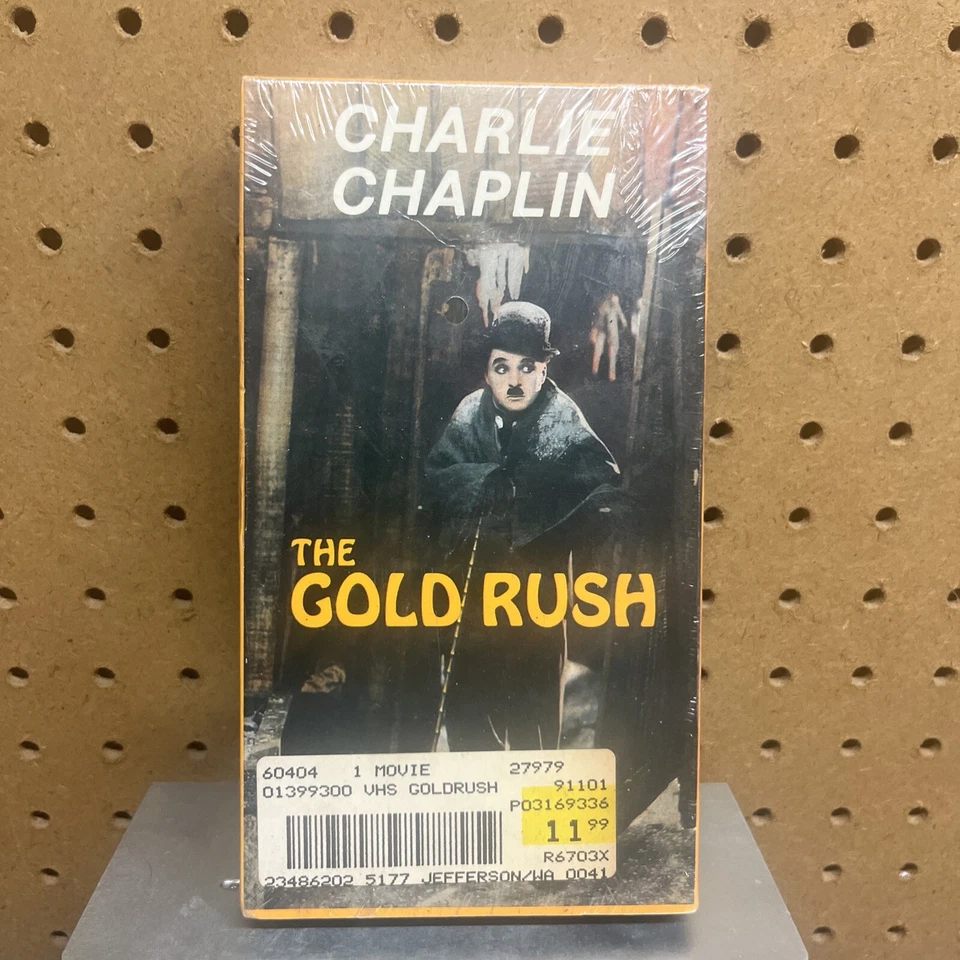 The Gold Rush (VHS, 1925) Brand New Sealed 1985 Release Charlie Chaplin Foto 1 de 4