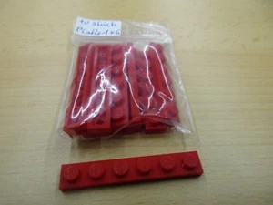 Lego Platte 1x6 rot 3666 - Bild 1 von 1