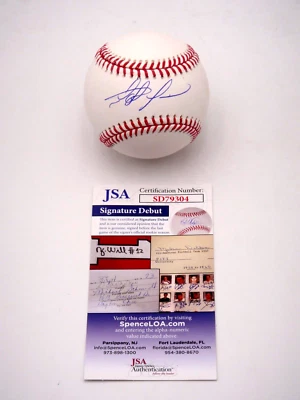 FERNANDO TATIS JR.  JSA CERTIFIED SIGNED OFFICIAL MLB BASEBALL AUTOGRAPH AUTO - Image 1 of 4