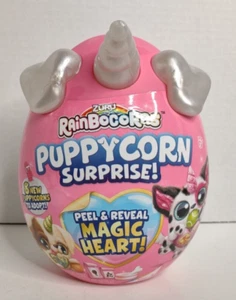 Zuru Rainbocorns Peel & Reveal Magic Heart Serie 2 Puppycorn Surprise (Plata) - Imagen 1 de 4