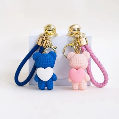 Lovely Runner Bear Keyring Keychain Byeon Woo Seok, Kim Hye Yoon + Random photo