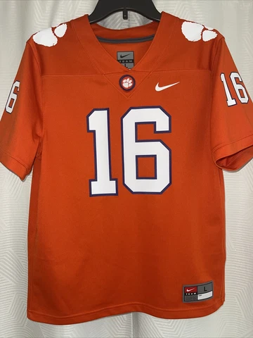 Nike Clemson Tigers Trevor Lawrence #16 Home Jersey Youth Large NCAA ACC Cover