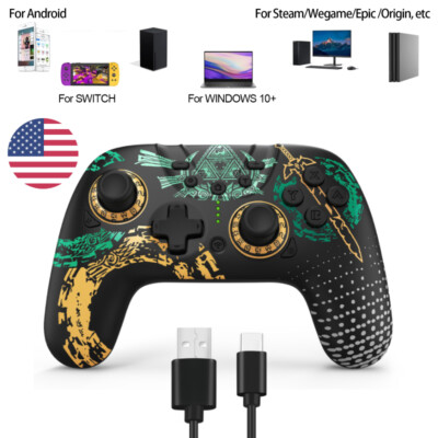 Wireless Bluetooth For SWITCH PC Gamepad For ...