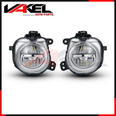 For BMW 2014-2018 X3 X4 X5 X6 LED Fog Lights Lamps w/Bulbs Left&Right Side Foto 1 de 4