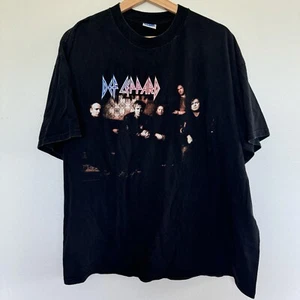 Camiseta De Colección 1999 Def Leppard Para Hombres XL Negra Años 90 Euphoria Tour Rock Band Camiseta - Imagen 1 de 8