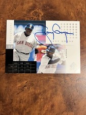 2000 SP AUTHENTIC TONY GWYNN AUTOGRAPH SP CHIROGRAPHY ON CARD AUTO BEAUTY  HOF