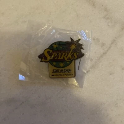 Vintage LA Sparks Pin - 1997 - Inaugural Sponsor Sears WNBA Collectible Pin - Image 1 of 2