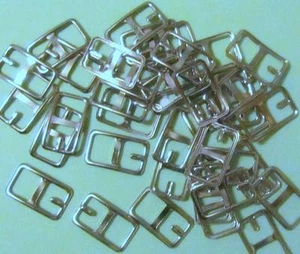 Bitty Buckles-Rectangle-Nickel 18mm More in my Store - Picture 1 of 1