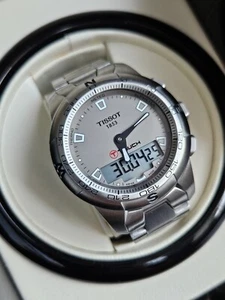 Stainless Steel Tissot T-Touch II , Men's Silver Dial Watch ,Swiss 44mm - Picture 1 of 24