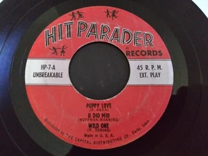 Hit Parader Records 6 Song EP VG Original 45RPM HP-7 Record 1960 GARAGE ROCK - Picture 1 of 2