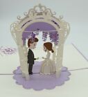 ❤️ POP UP 3D Kartka z życzeniami ❤️ Ślub Panna młoda Panna młoda Miłość Ślub 