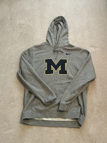 Nike Club Fleece Michigan Wolverines Hoodie Men’s XL NEW NWOT Cover