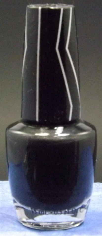 O.P.I.  Nail Lacquer # NL G29 4 In The Morning  Black Satin  Free S&H - Image 1 of 1