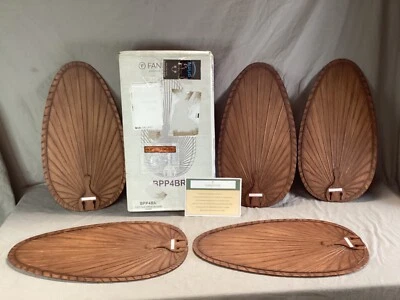 Fanimation BPP4 22" Narrow Oval Composite Palm Blades for 52" Brown - Image 1 of 4