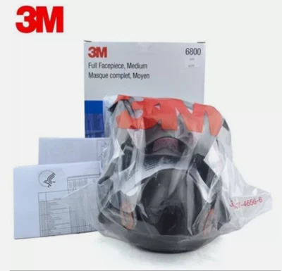 6800 Full Face Reusable Respirator Size Medium Full Face Gas Mask - Image 1 of 3