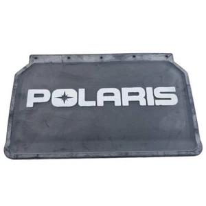 Polaris Black w/ White Snowmobile Snow Flap Guard, 5410394-1038 - Picture 1 of 2