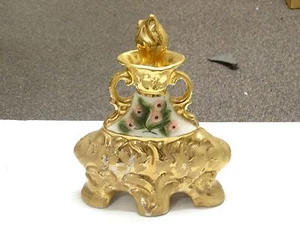 Jim Beam Kentucky Pink Flower Whiskey Liquor Bottle Decanter Bottle Regal Gold - Imagen 1 de 7