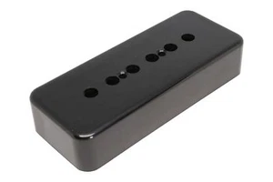 Plastic P90 Soapbar Soap bar Guitar Pickup Cover 50mm - Black - Picture 1 of 2