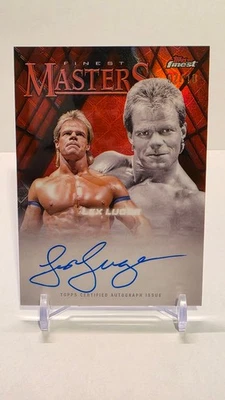 2025 Topps Finest WWE Lex Luger 02/10 Finest Masters Auto Red/Black Vapor - Image 1 of 3