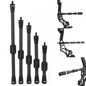 3K Carbon Balance Bar Stabilizer 7" 9" 11" 12" 15" Archery Compound Bow Hunting - Picture 1 of 17