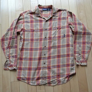 Patagonia kariertes Button Down Hemd Gr. M orange - Bild 1 von 4