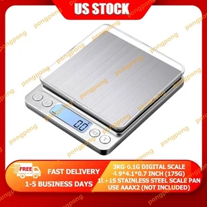 High Accuracy Digital Scale 3kg Pocket Size Gram Scale Jewelry Gold Silver Herbs - Bild 1 von 6