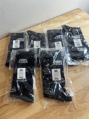 6 Pares de Calcetines STAR WARS Stormtrooper Blanco y Negro, Funko Media Pantorrilla NUEVO-R45-183 Foto 1 de 3