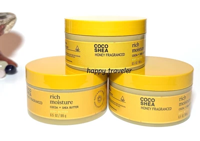 BATH & BODY WORKS COCO SHEA HONEY FRAGRANCED BODY BUTTER 6.5 oz  Set of 3 - NWT - Image 1 of 3