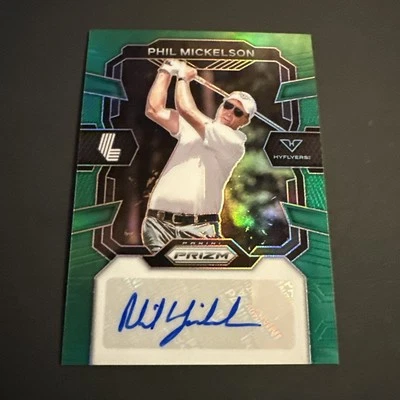Phil Mickelson 2024 Panini Prizm LIV Golf Verde Automático #/18 Foto 1 de 4