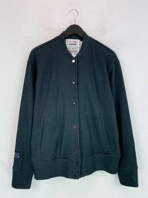 DCG Summit Charcoal Plain Jacket Snap Button Bomber Cotton Blend Lightweight M - Image 1 of 4
